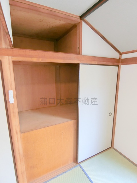大田区北糀谷貸家の収納|和室収納　押入