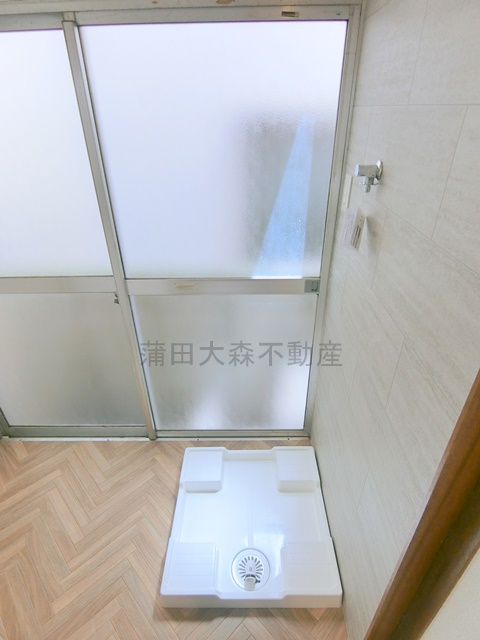 大田区北糀谷貸家の設備|室内洗濯機置き場