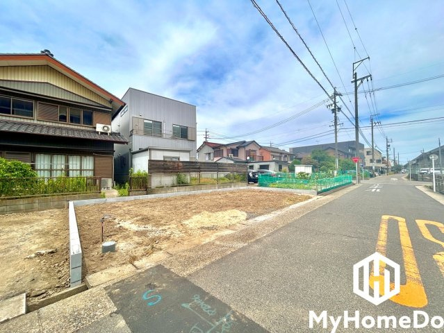 西区八筋町の前面道路含む現地写真