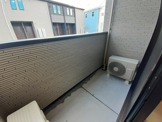 福津市津屋崎７丁目のアパートのバルコニー|陽当たり良好なバルコニーです