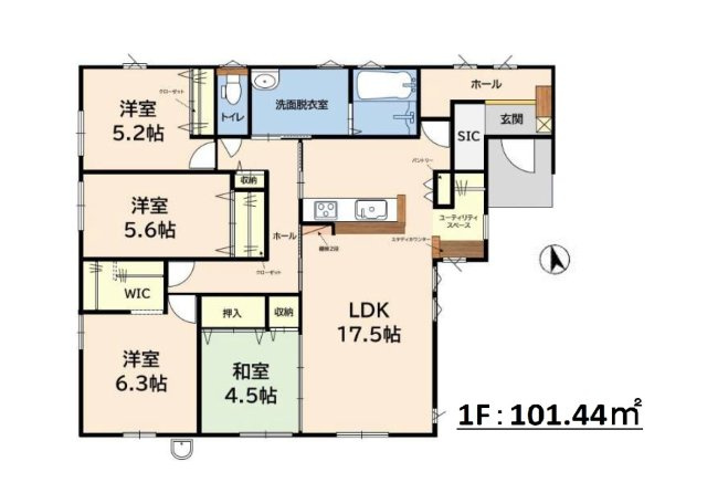 糟屋郡宇美町桜原1丁目第11-1棟（1号棟）の前面道路含む現地写真|見学の時間などお気軽にお問い合わせ下さい。