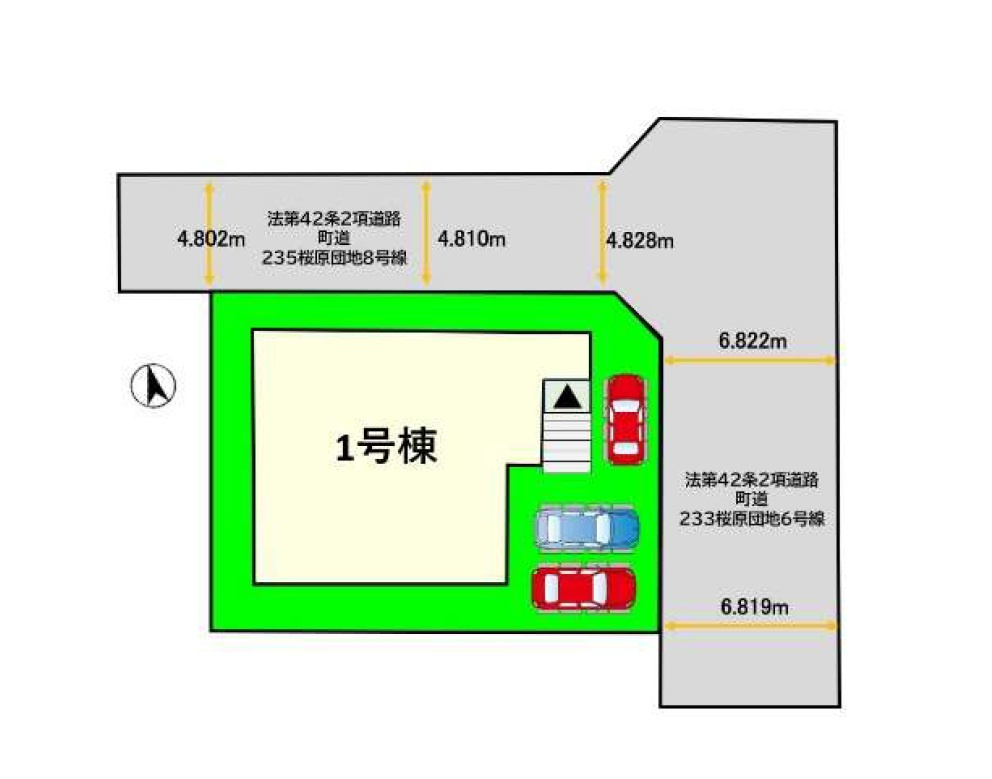 糟屋郡宇美町桜原1丁目第11-1棟（1号棟）の間取り|全居室収納付きで便利です。