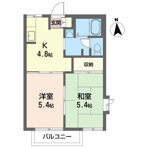 グランパティオ北上 Ｇの間取り
