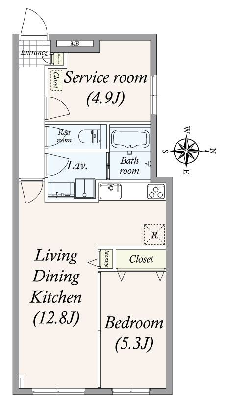 ＧＲＡＮ ＰＡＳＥＯ大井町の間取り