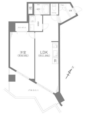 【間取り】 | チサンマンション参宮橋