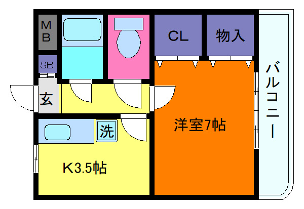 ＫＳハイムの間取り