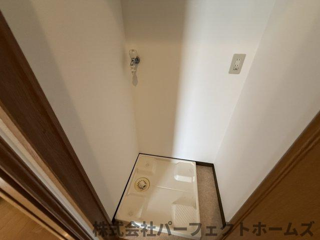 シティフラッツ交野の設備|洗濯機置場です