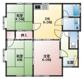 久保田貸家の間取り