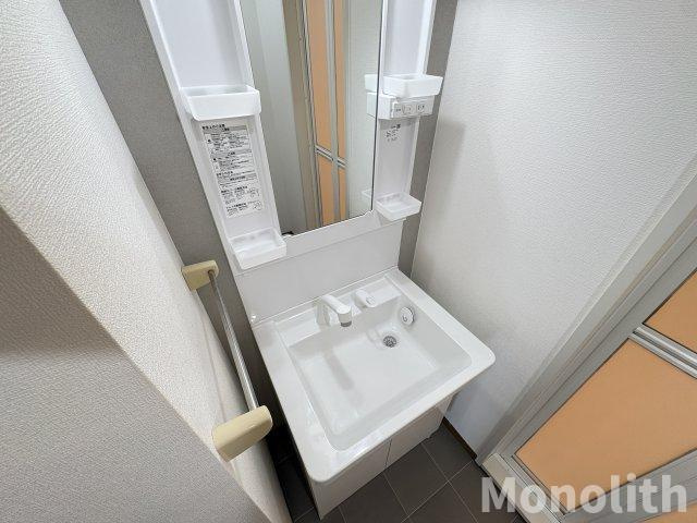竹城台ハイツＥ棟の洗面所