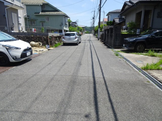 【前面道路含む現地写真】 | 川西市大和東2丁目14の8　新築一戸建て