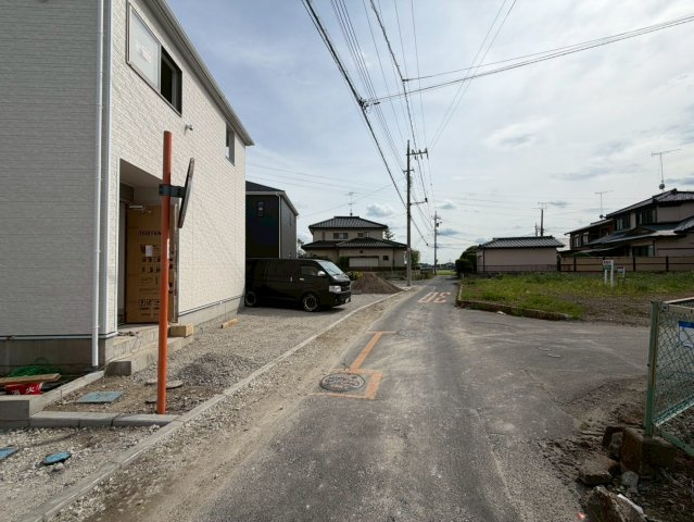 【前面道路含む現地写真】 | 筑西市二木成第2　新築戸建　4号棟 | 5/25撮影