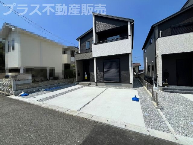 【外観】 | 糟屋郡志免町桜丘3丁目6期　1号棟（全2棟）【仲介手数料無料・0円】 | 現地写真。プラス不動産販売なら、現場の全ての棟をまとめてご見学頂けます。