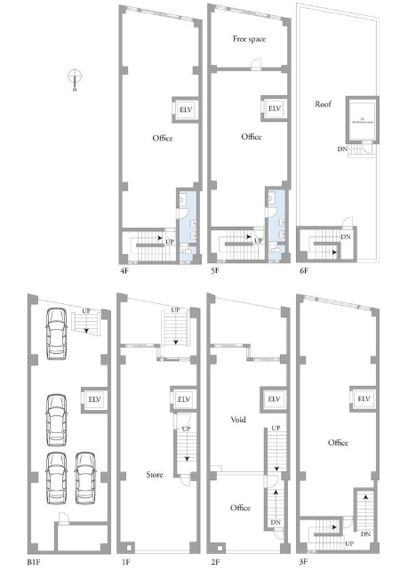 大田区萩中３丁目のビルの間取り