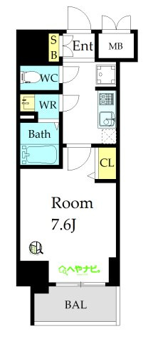 【間取り】 | SHOKEN Residence 名古屋〈太閤通〉