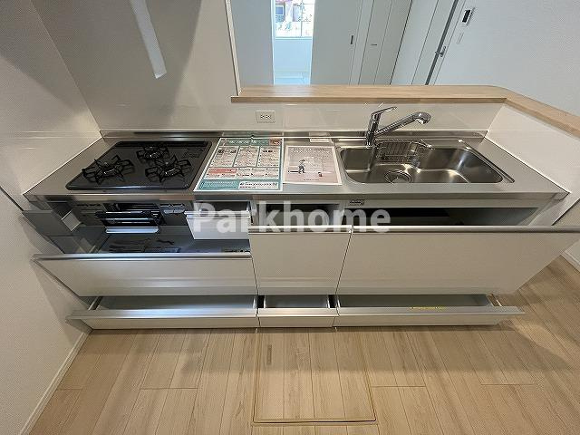 高知市針木東町　第1・2号棟 新築戸建てのキッチン