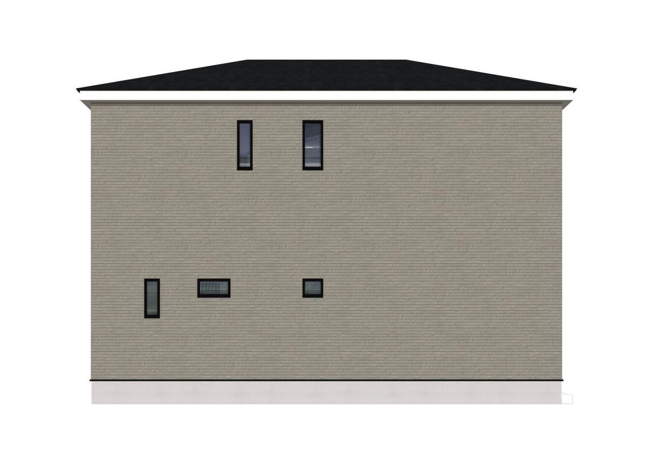高知市針木東町　第1・2号棟 新築戸建ての外観パース|外観パースです