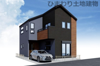 【外観】 | 海老名市柏ケ谷4丁目  1号棟 1期 | イメージパース（完成時に現況と異なる場合は現況優先となります）