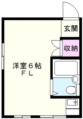 コーポ富士の間取り|間取りです。