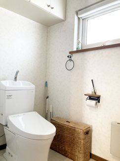 【トイレ】 | 手稲区稲穂4条6丁目　中古戸建 | 【1階トイレ】1・2階トイレ有で生活便利なお家♪