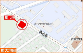 【地図】 | 手稲区稲穂4条6丁目　中古戸建 | 高台通に面する立地・児童会館徒歩2分で子育て環境充実♪