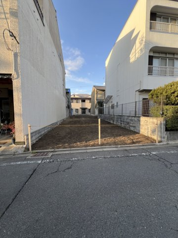 安井車道町２の前面道路含む現地写真