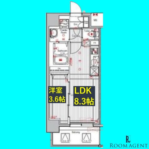 SOLメイクス浄心天神山の間取り