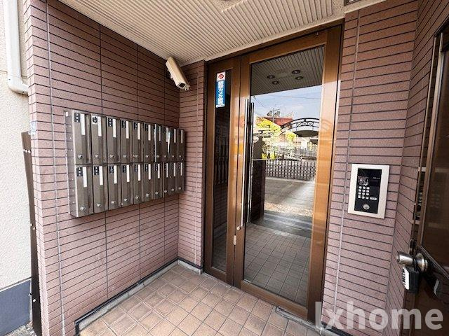 アンソレイエ・シャンブルのエントランス|毎日通るエントランスはこのようになっています