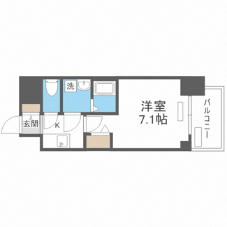 【間取り】 | プレサンス難波フィールド