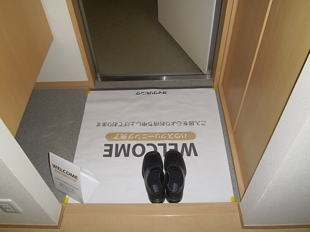 クレール I棟の玄関