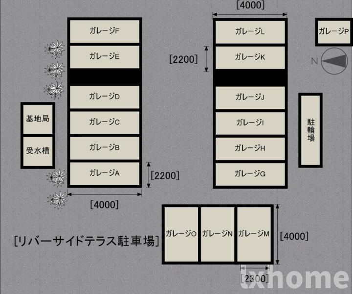 リバーサイドテラスの区画図