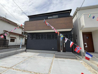 【外観】 | 神戸市西区王塚台6丁目　新築戸建3号棟　仲介手数料無料！ | 外はこのようになっています