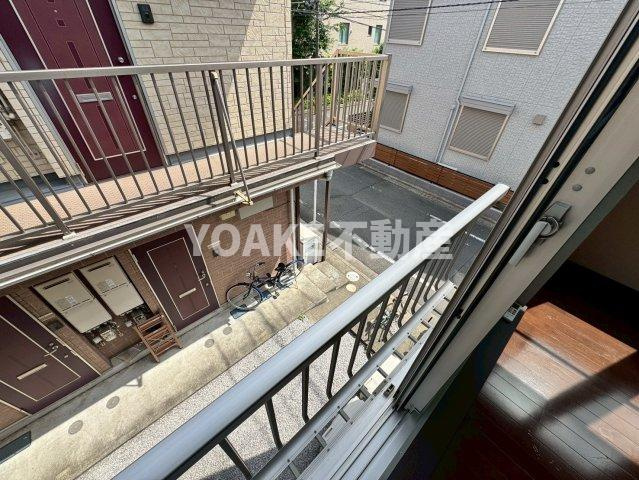 ヴィラージュ中町ＷＥＳＴのバルコニー