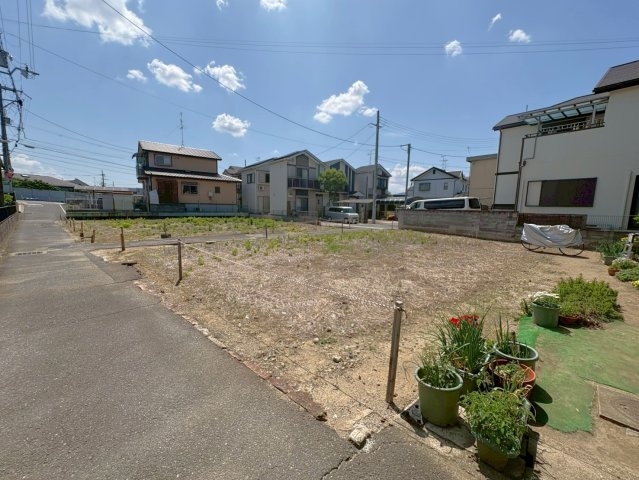 ◆南向きにつき陽当たり良好◆建築条件無し売土地◆伏見区久我石原町の外観|現地(２０２６年５月撮影) 
