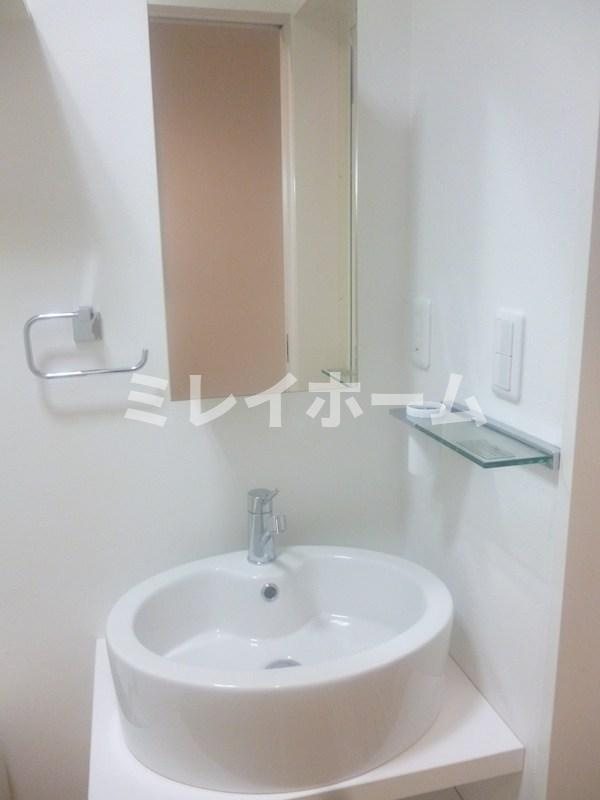 プラージュ白金台の洗面所