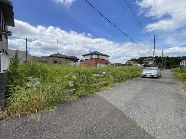 つくば市洞下の前面道路含む現地写真