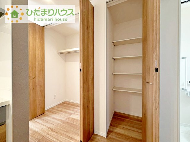 【収納】 | 筑西市幸町第1期　新築戸建　3号棟 | パントリー完備で散らかりがちなキッチン回りもラクラクお片付けできちゃいます！(*^-^*)