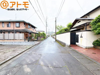 【前面道路含む現地写真】 | 葵区上足洗1丁目11期　新築戸建　1号地