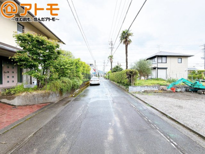 【前面道路含む現地写真】 | 葵区上足洗1丁目11期　新築戸建　1号地