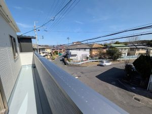 大津市一里山6丁目1期　新築戸建のバルコニー