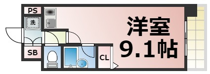 【間取り】 | シャンテ深江橋　仲介手数料無料
