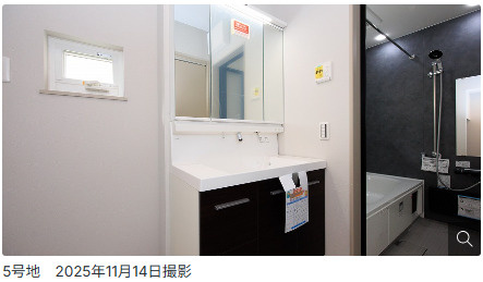 仲介手数料不要　大英産業アーキデイズ光の森西【南ヶ丘小・合志中】の独立洗面台