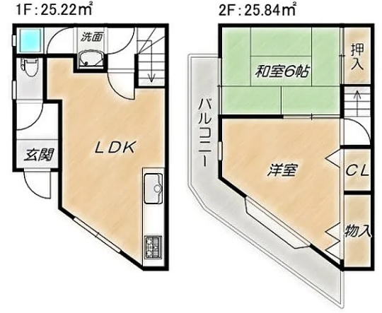 【間取り】 | 林6丁目店舗戸建て