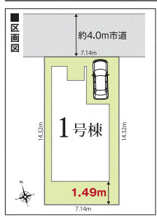 【区画図】 | リナージュ神戸垂水区霞ケ丘３丁目24-1第０１期 | 区画図