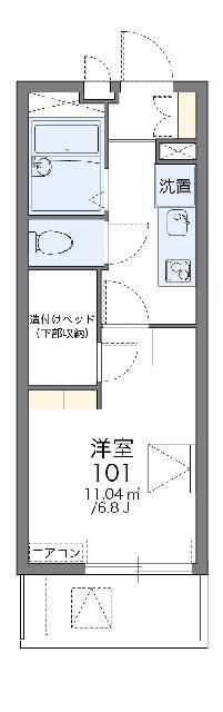 レオパレスＫＥＮⅡの間取り