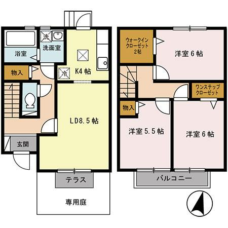エクセレントの間取り