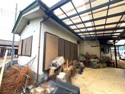 【駐車場】 | 山梨市一町田中　カーポート付き中古戸建