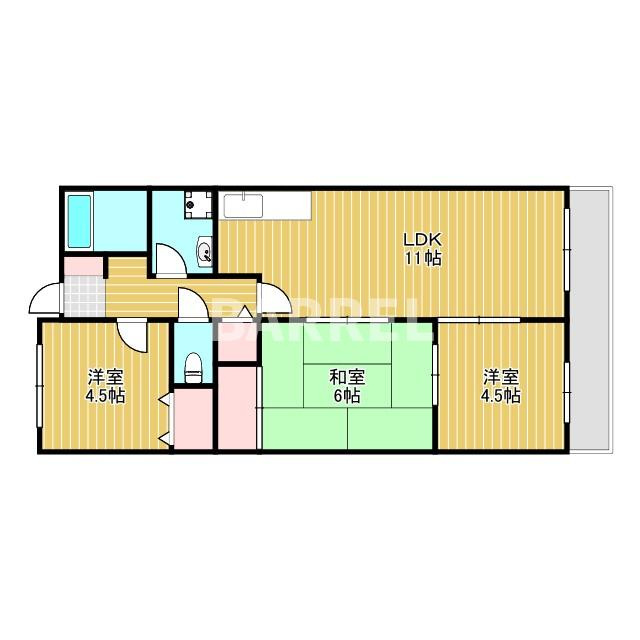 フォーラム池田・渋谷の間取り