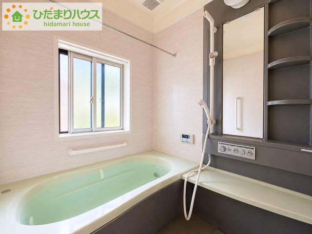 いわき市常磐関船町屋津　中古戸建の浴室|浴室には手すりが付いているので、ご年配の方にも安心です☆彡