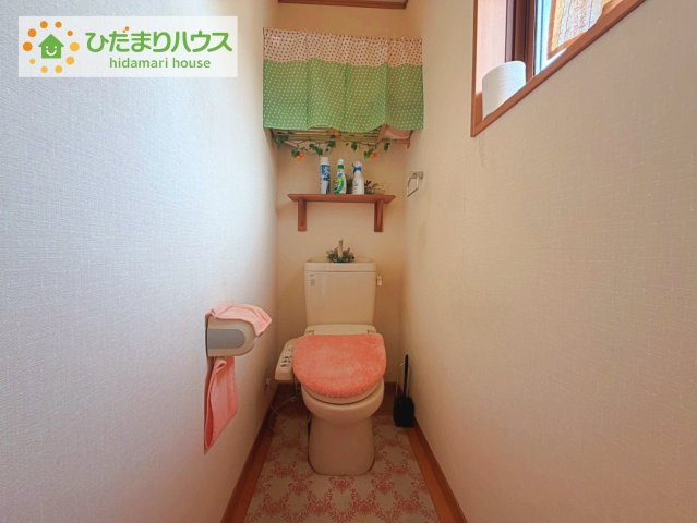 いわき市常磐関船町屋津　中古戸建のトイレ|トイレは1F、2F共に完備！取り合いになることがありませんね(^^)/