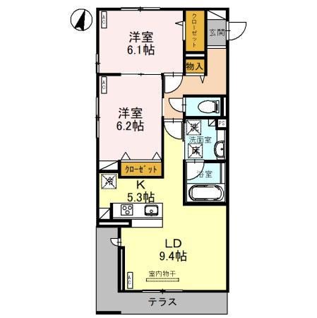 【間取り】 | ヴィアレット　Ⅷ